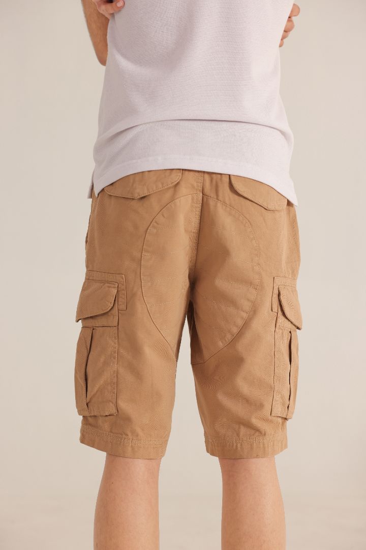 LT KHAKHI SHORTS