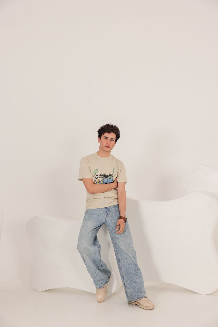 BEIGE AWAYDAYS TEE