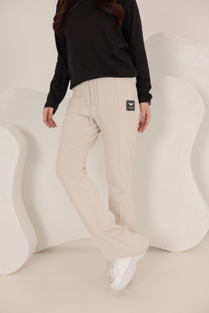 BEIGE STONE JOGGER TROUSER