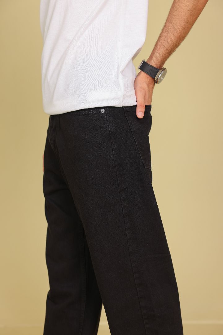 CHARCOAL MENS BAGGY JEANS
