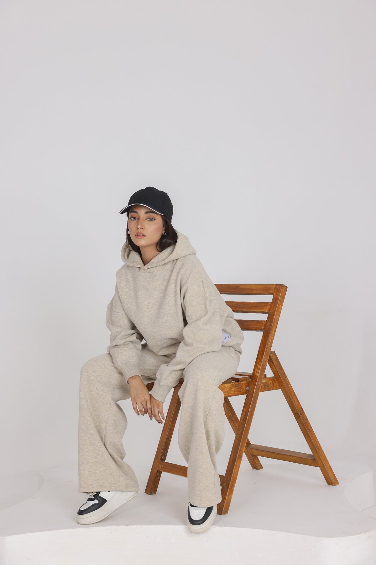 Oversized Tracksuit - Beige