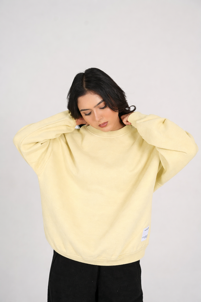 LEMON YELLOW SWEAT SHIRT