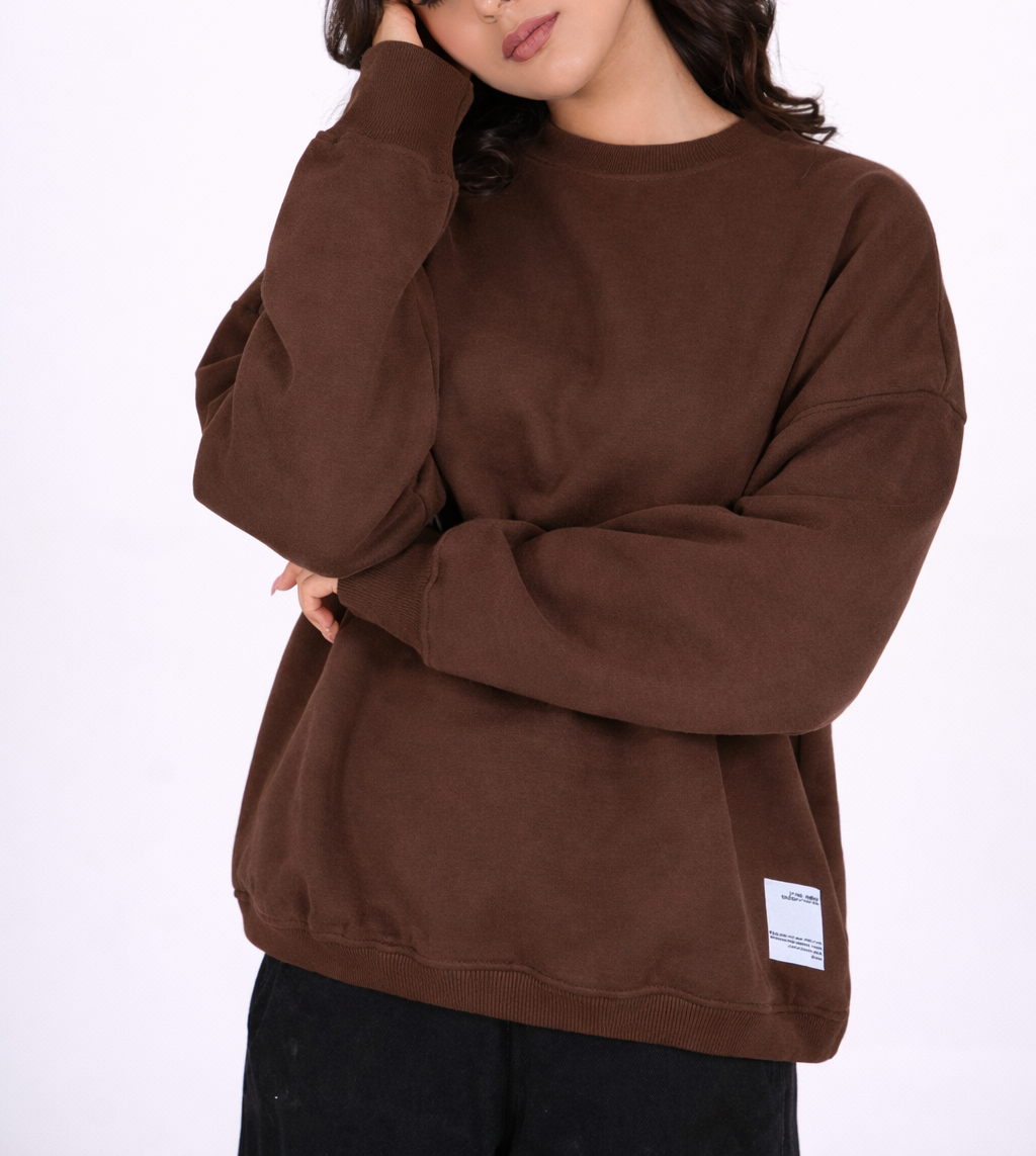 CHOCOLATE BROWN SWEAT SHIRT