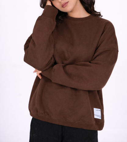 CHOCOLATE BROWN SWEAT SHIRT