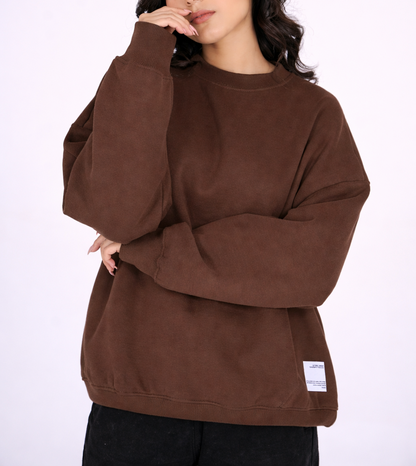 CHOCOLATE BROWN SWEAT SHIRT