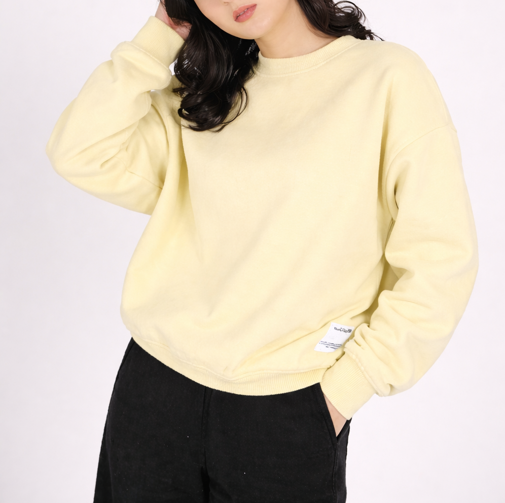 LEMON YELLOW SWEAT SHIRT