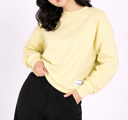 LEMON YELLOW SWEAT SHIRT