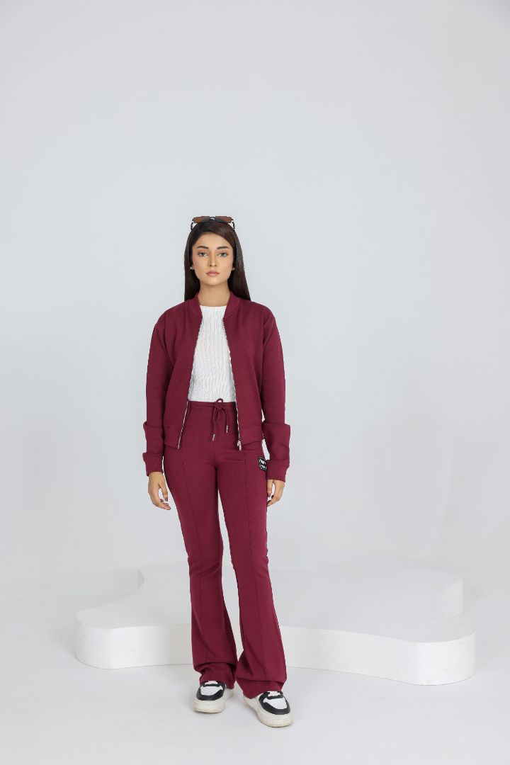 WINE WOMENS TRACK SUIT
