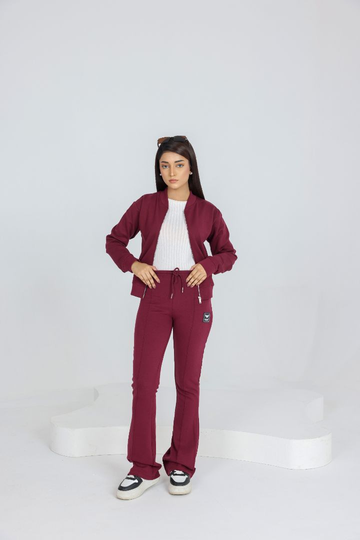 WINE WOMENS TRACK SUIT