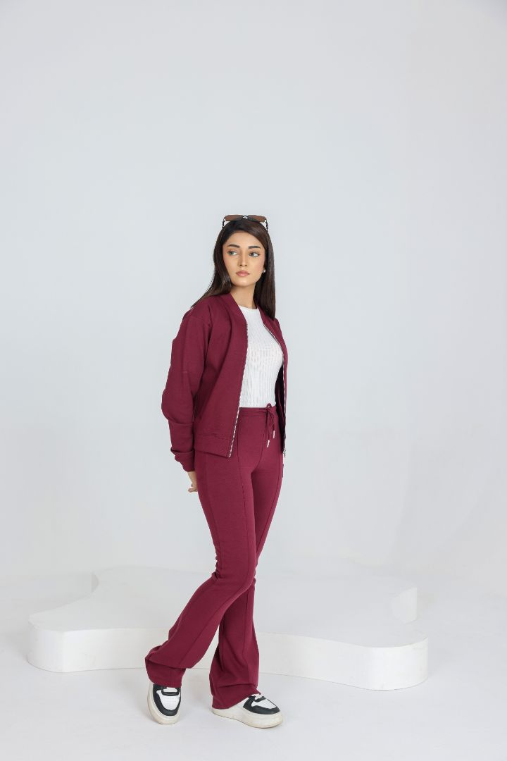 WINE WOMENS TRACK SUIT
