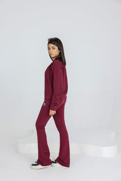 WINE WOMENS TRACK SUIT