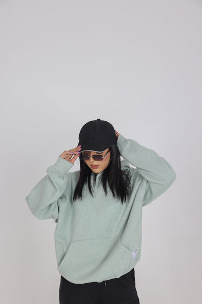 OVERSIZED MINT GREEN HOOD