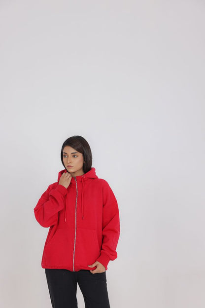 CHERRY ZIP-UP HOODIE
