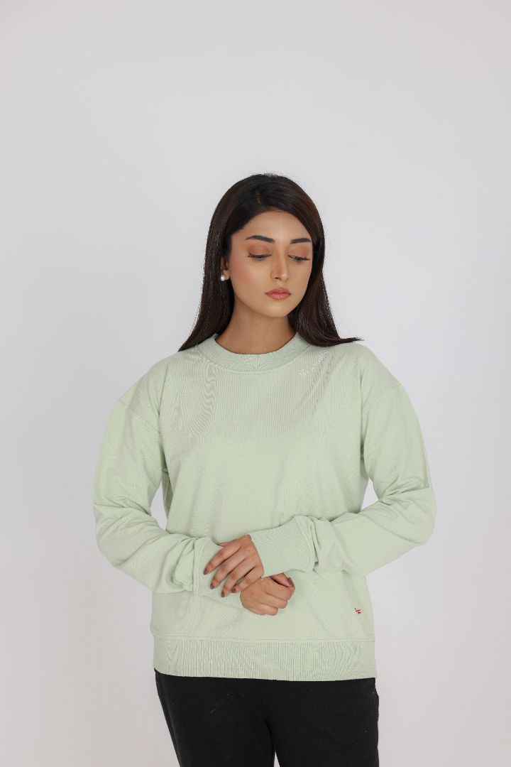 TEAL GREEN SWEAT SHIRT