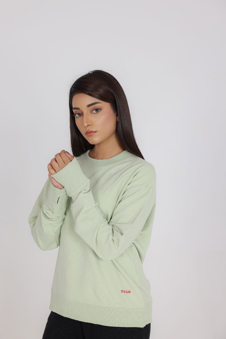 TEAL GREEN SWEAT SHIRT