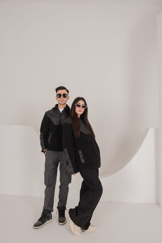 BLACK STREET WEAR JACKET