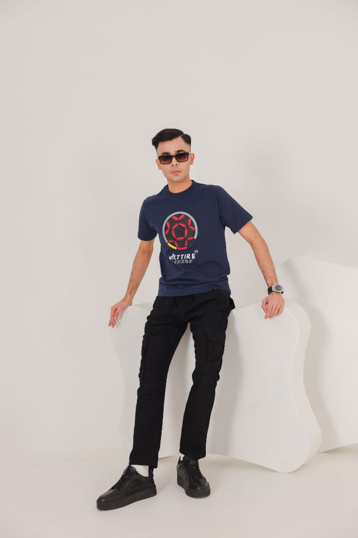 NAVY TAKKA TEE