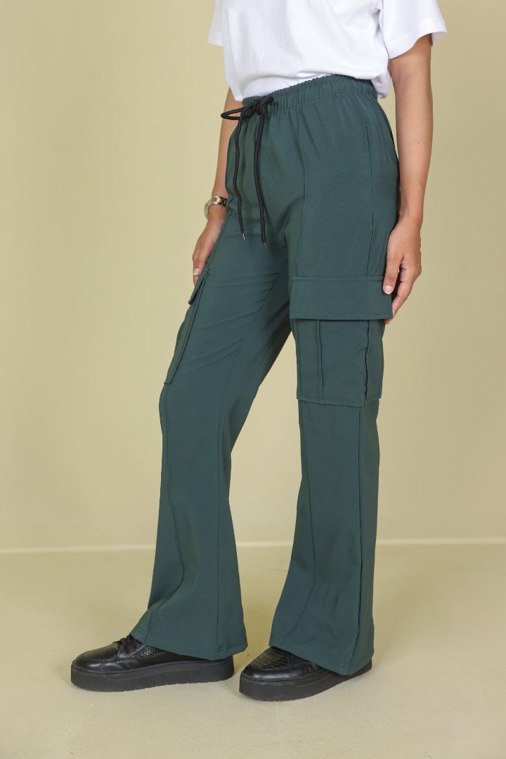 TURQUOISE POCKET JOGGER TROUSER