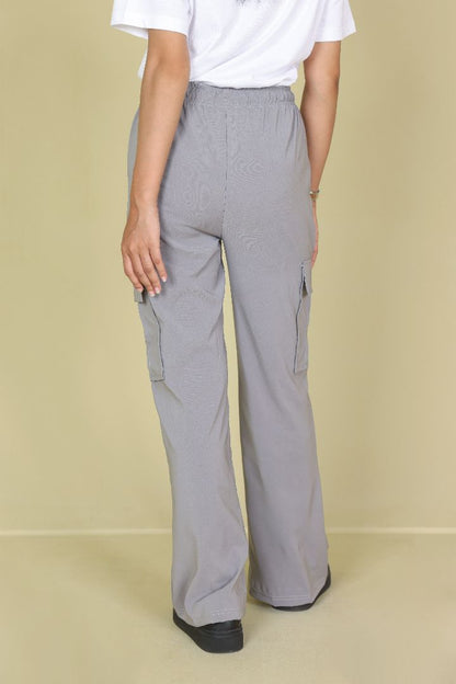 STEEL GREY POCKET JOGGER TROUSER