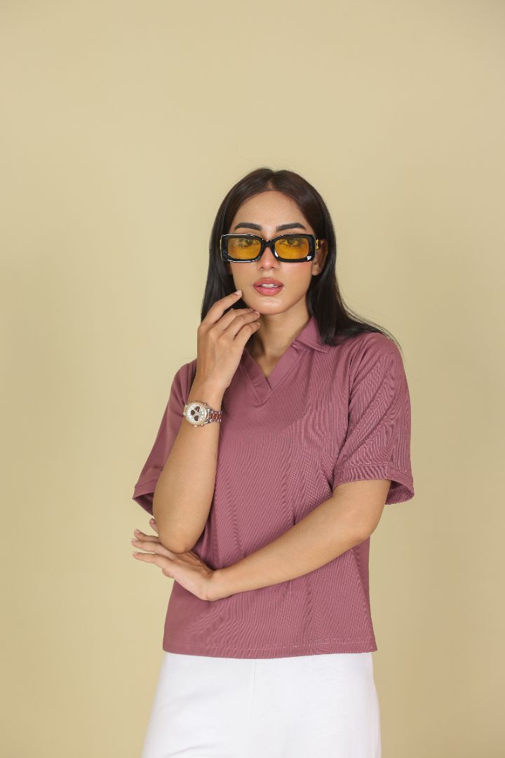 Wine Women Polo Shirt
