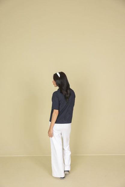 Navy Women Polo Shirt