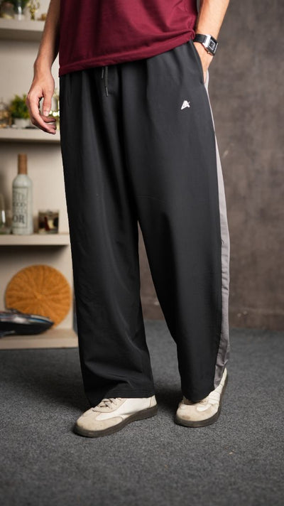 DARK GREY PANEL TROUSER
