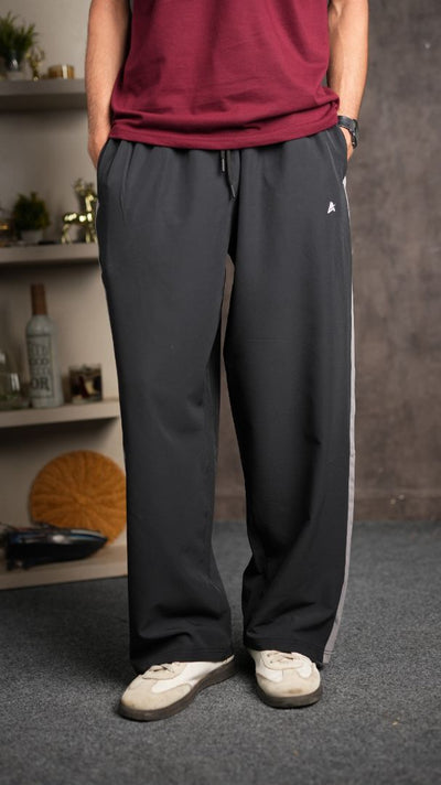 DARK GREY PANEL TROUSER