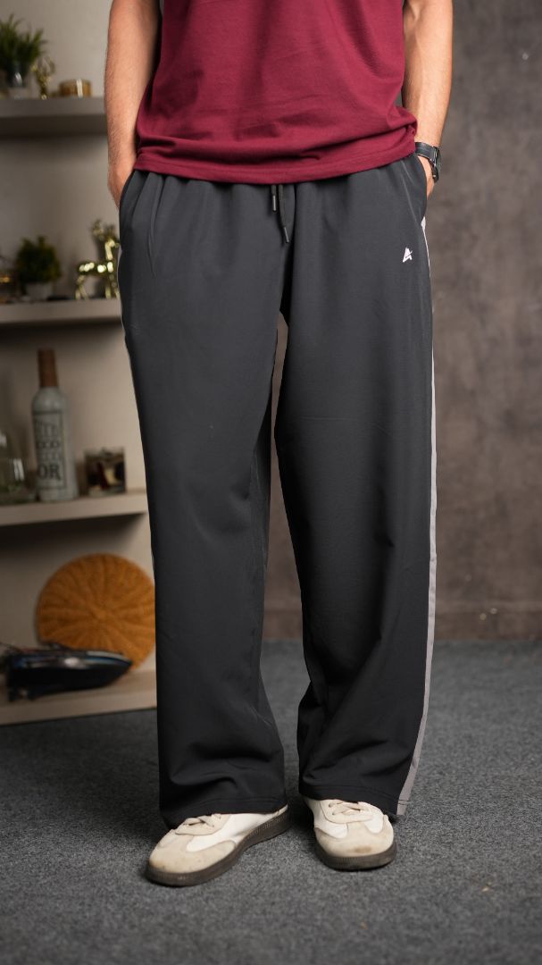 DARK GREY PANEL TROUSER