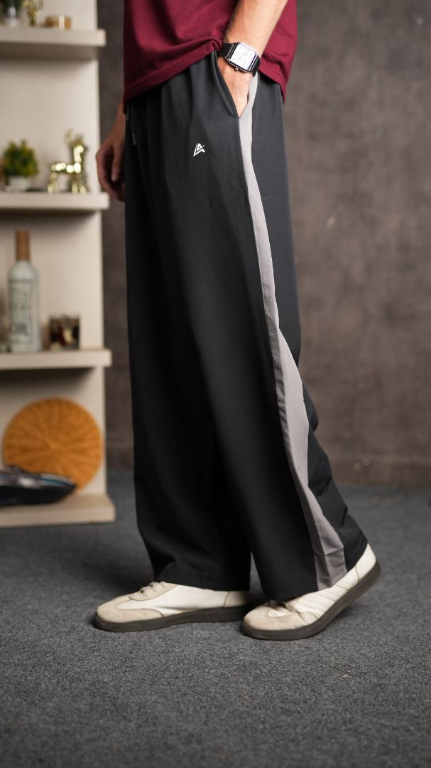 DARK GREY PANEL TROUSER