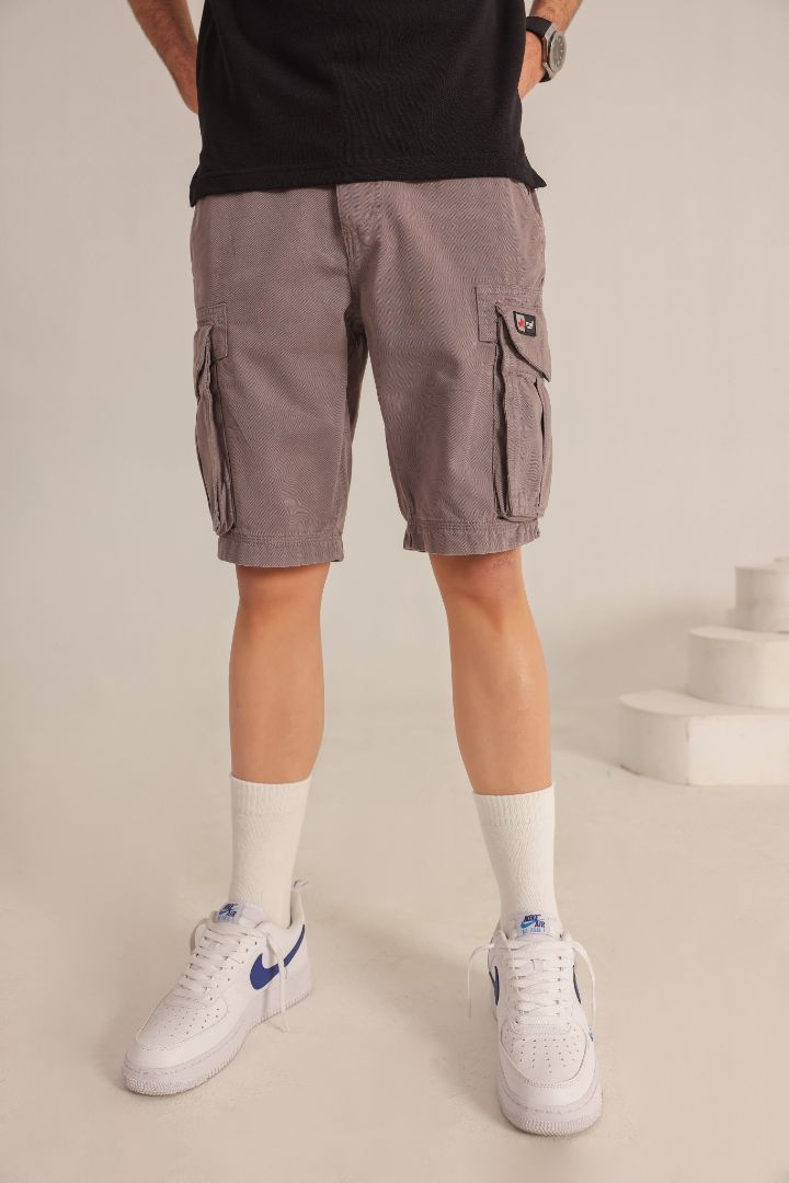 STEEL GREY SHORTS