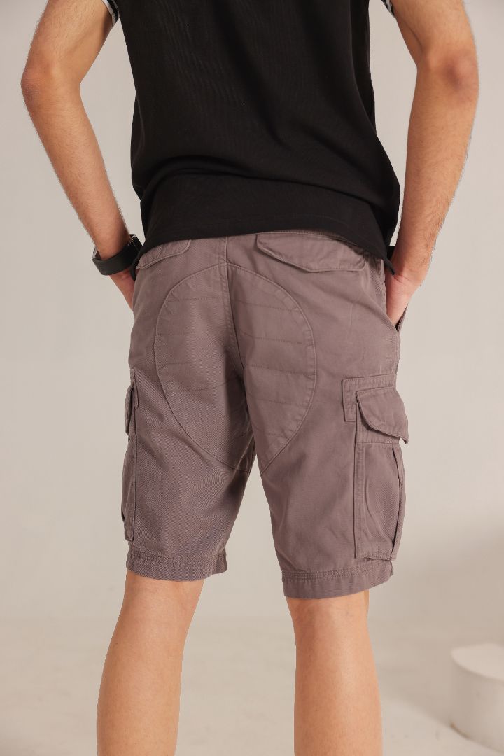 STEEL GREY SHORTS
