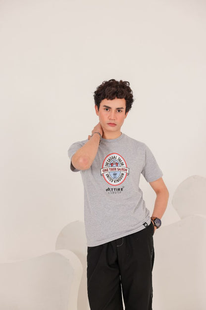 GREY BOOZA TEE