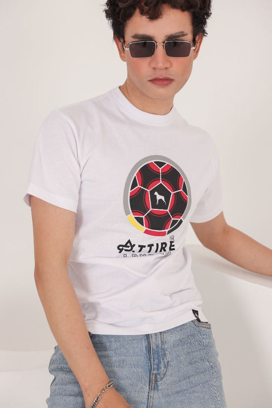 WHITE TAKKA TEE