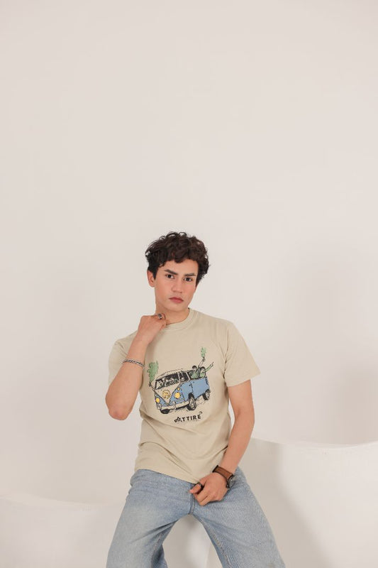 BEIGE AWAYDAYS TEE
