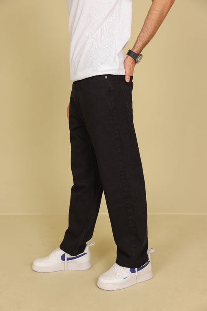 CHARCOAL MENS BAGGY JEANS