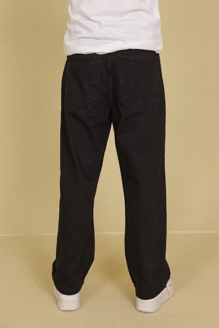 CHARCOAL MENS BAGGY JEANS