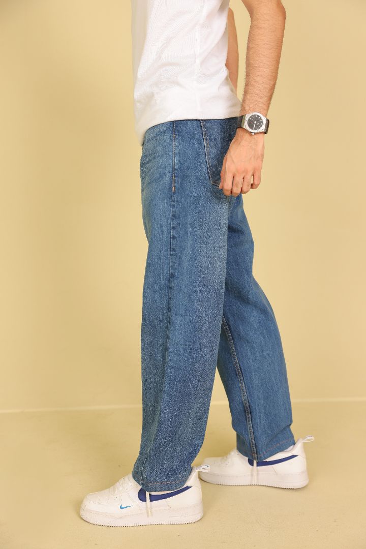 LT BLUE MENS BAGGY JEANS