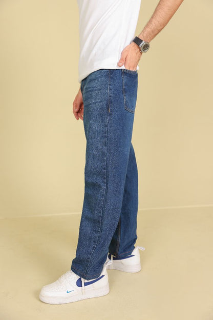 BLUE MENS BAGGY JEANS