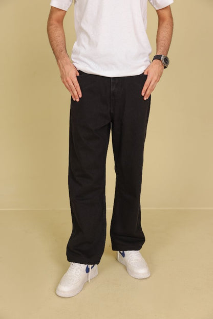 CHARCOAL MENS BAGGY JEANS