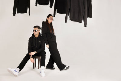 BLACK PARAFFIN HOODIE