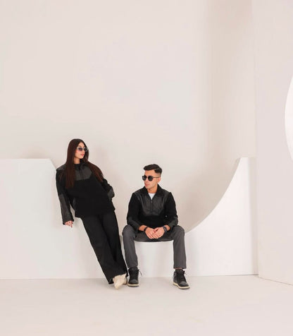 BLACK STREET WEAR JACKET