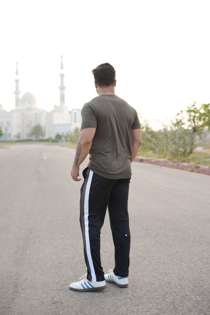 Green Black Men's Tracksuit