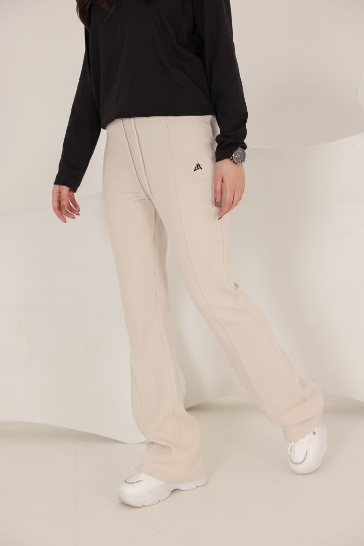 BEIGE STONE JOGGER TROUSER