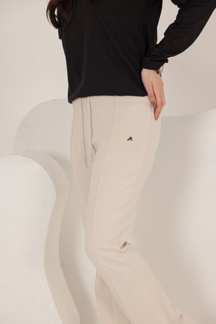 BEIGE STONE JOGGER TROUSER