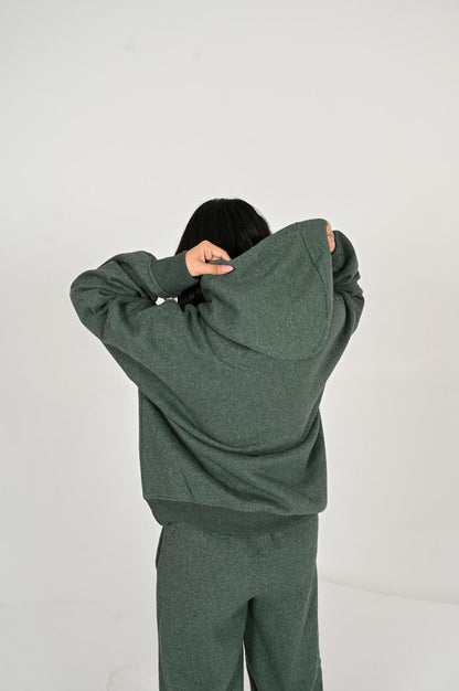 FOREST GREEN OVERSIZED HOODIE