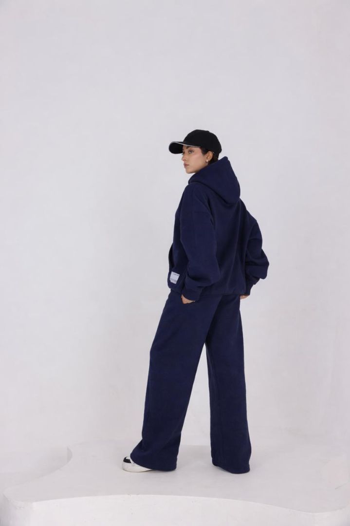 OVERSIZED NAVY BLUE TRACKSUIT SET