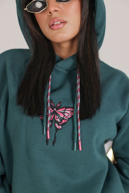 TURQUOISE HOODIE