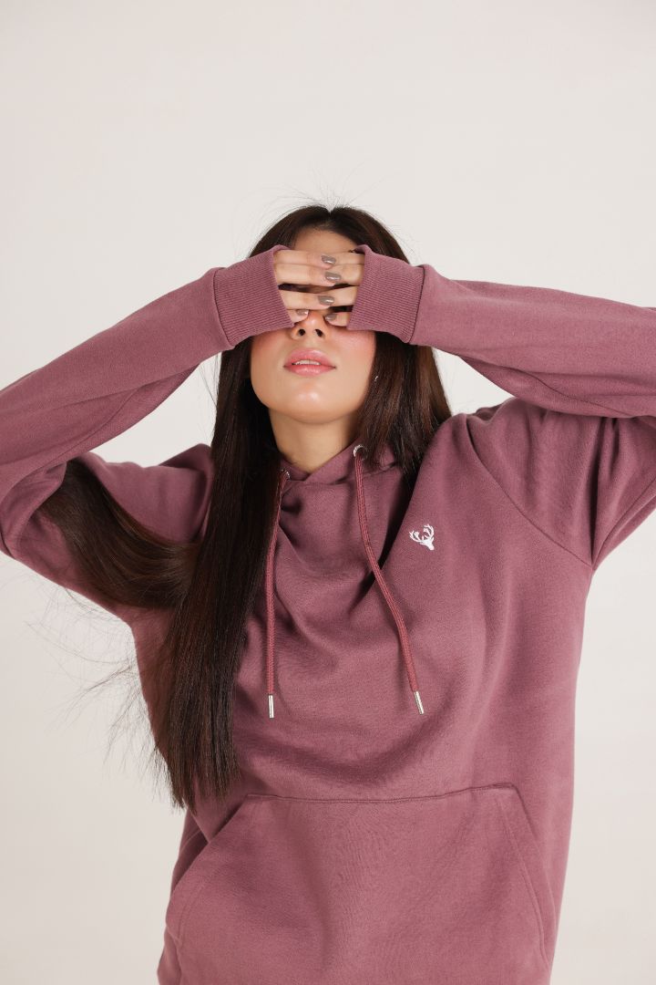 BURGUNDY HOODIE