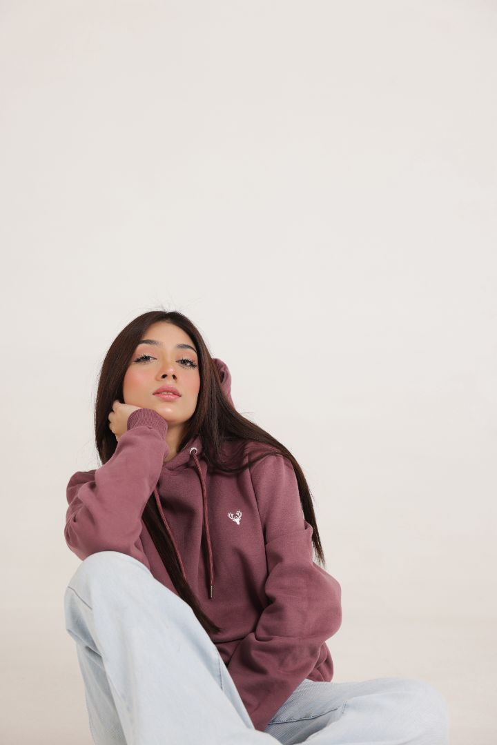 BURGUNDY HOODIE