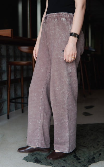BROWN ACID WASH TROUSER (UNISEX)